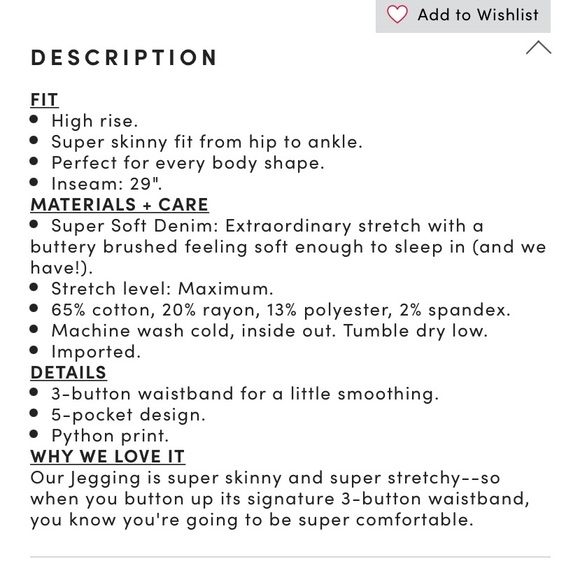 torrid sz 22 plus snake print jegging - Picture 7 of 7